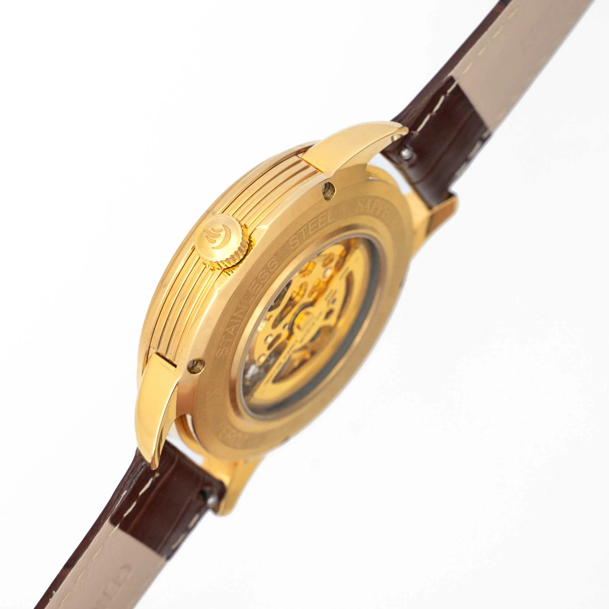 Peroz Automatic Men's Watch - Brown Leather
