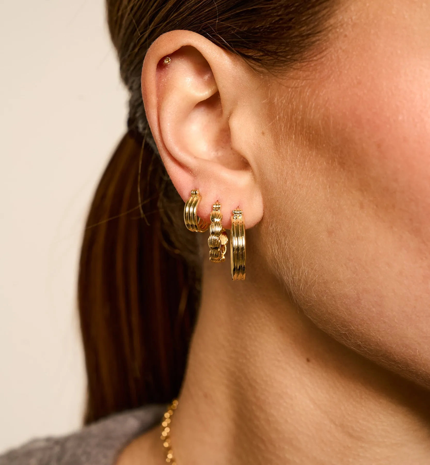 Poetic Hoop Earrings