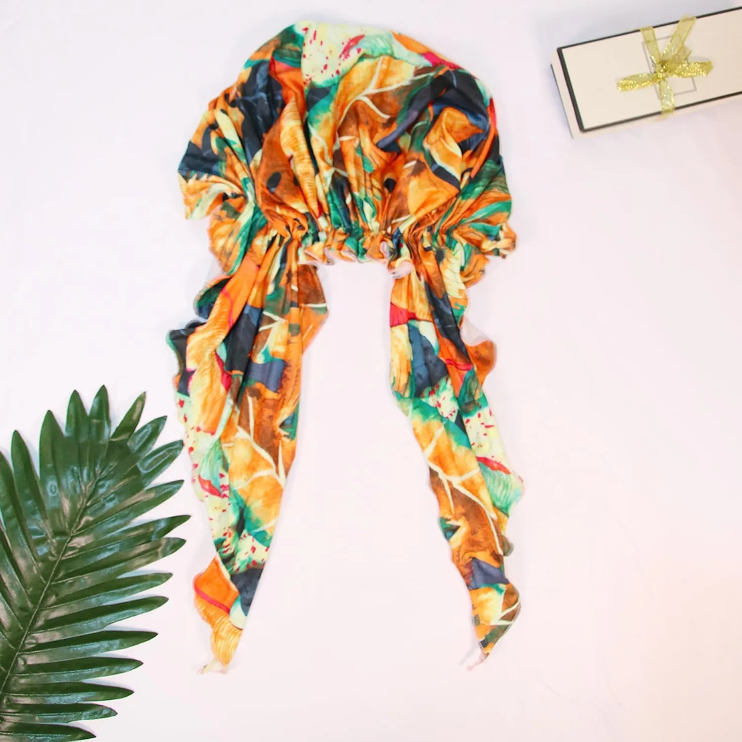 Pre Tied Chemo Head Scarf for Women - Slip On Bandana Headwrap Caps Cancer Turban Sleep Hair Cover Hat
