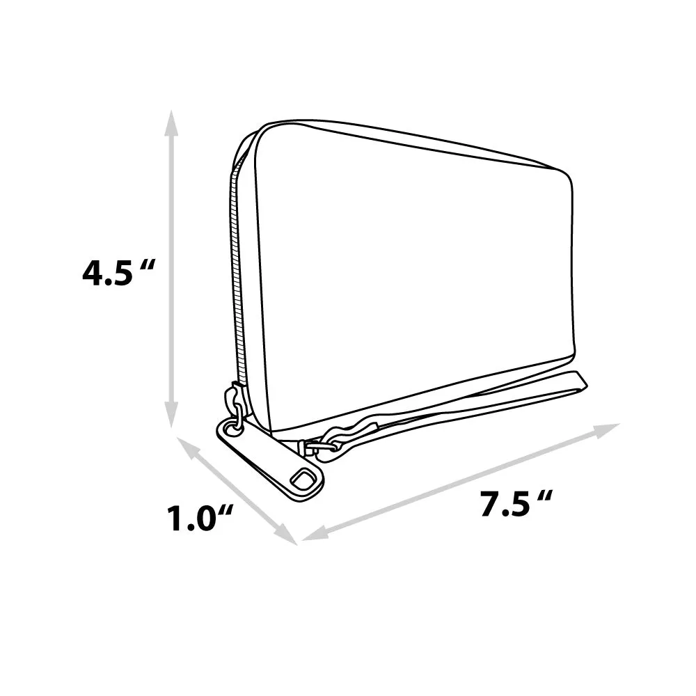 PU Zip Around Wallet Rectangle - BD Chaos