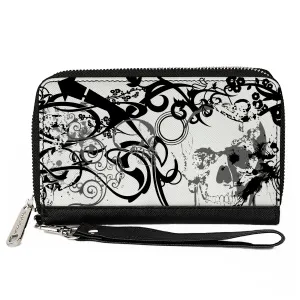 PU Zip Around Wallet Rectangle - BD Chaos