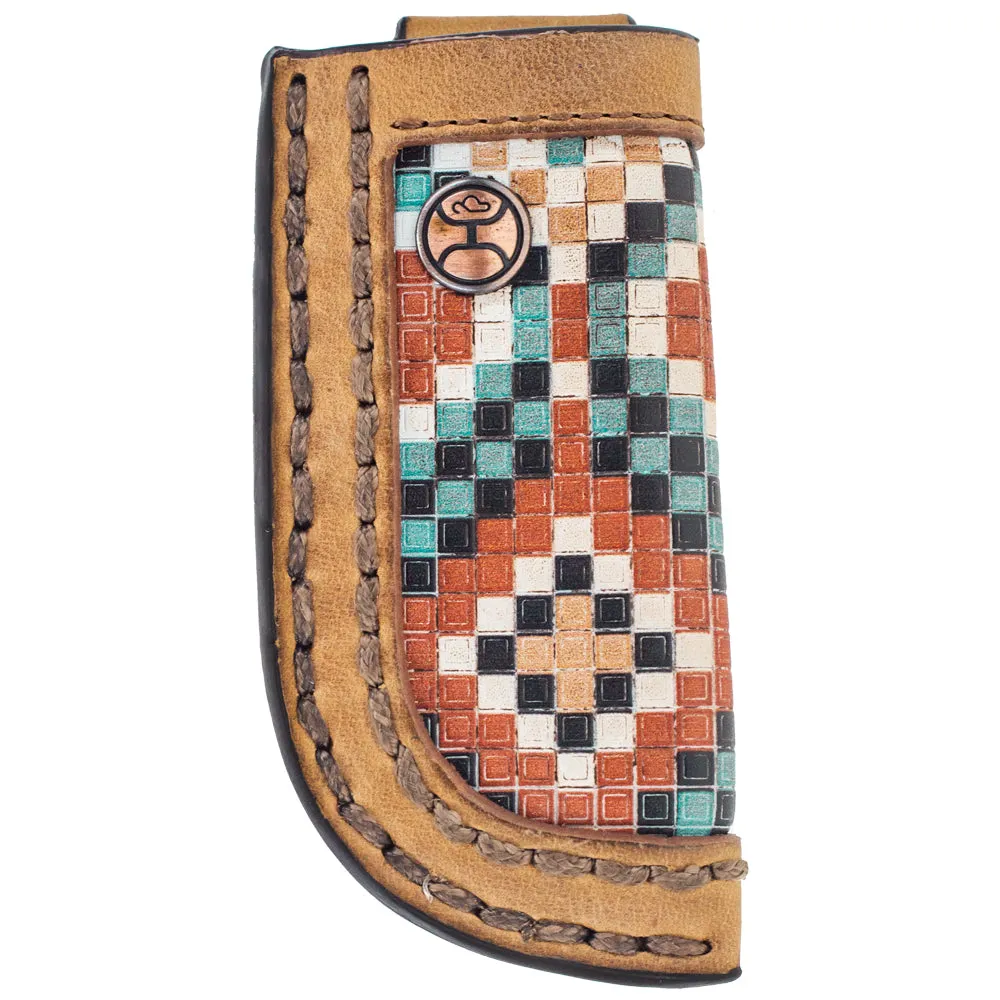 "Takoda" Knife Sheath Tan/Aztec