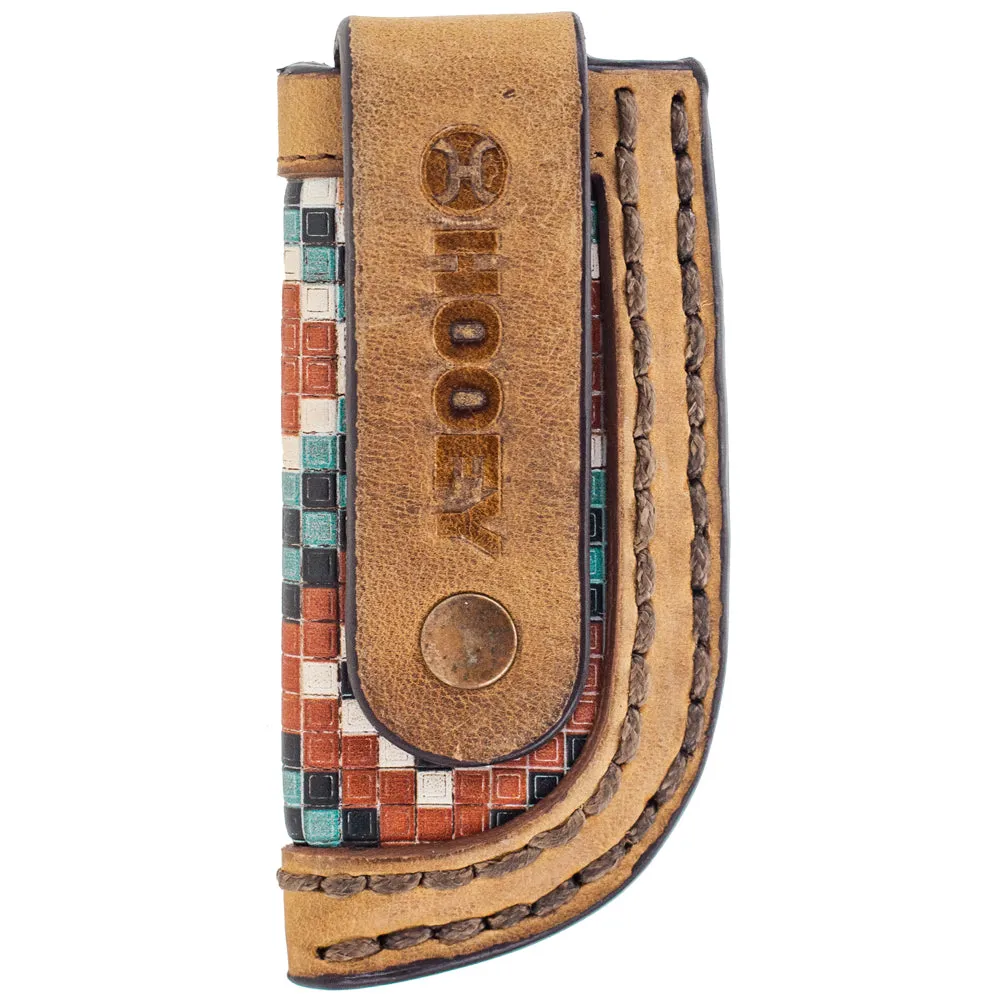 "Takoda" Knife Sheath Tan/Aztec