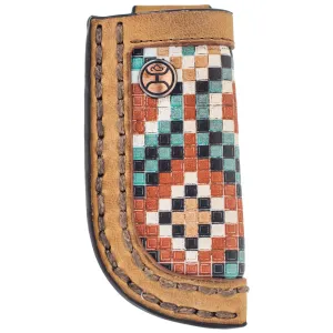 "Takoda" Knife Sheath Tan/Aztec