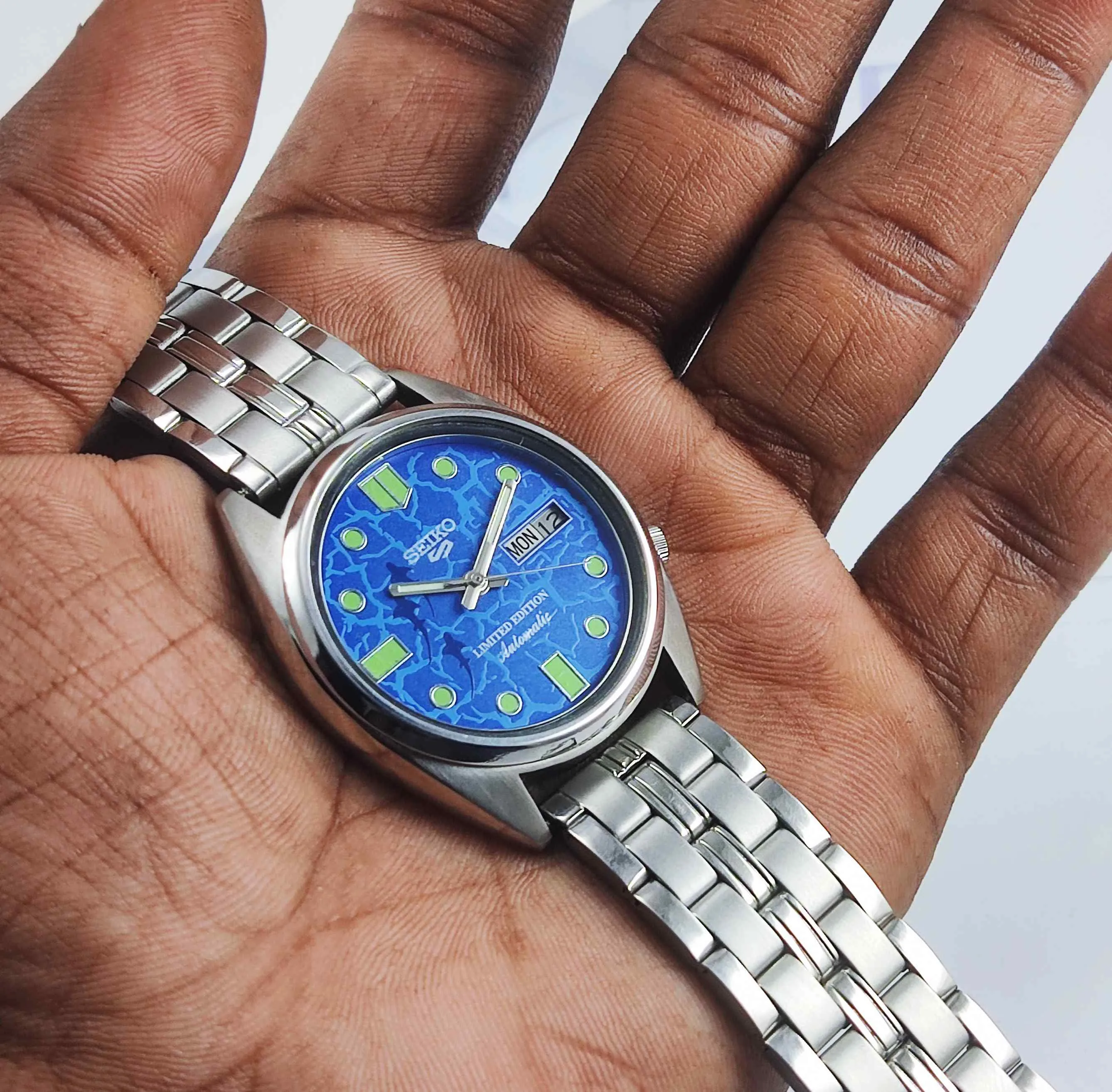 Seiko 5 Automatic 7009A Blue Dial 17 Jewels Men's Watch