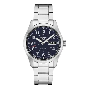 Seiko Mens Sports Blue Dial Silver-Tone Band 39.4mm Stainless Steel Watch - SRPG29