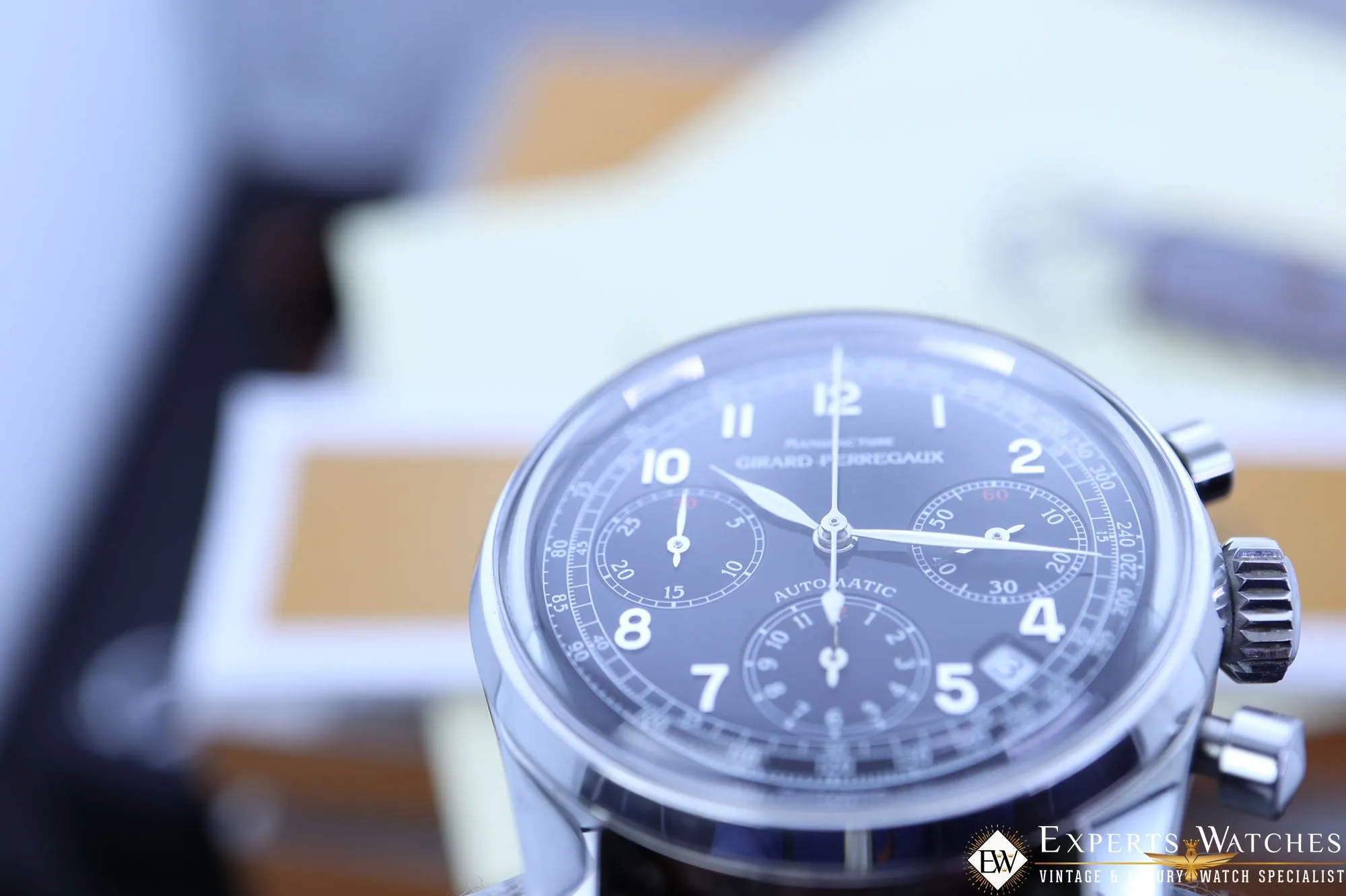 Sold!!! GIRARD PERREGAUX CLASSIC 1999 Ref. 4946 Chronograph 38mm Automatic CAL 3370 GP