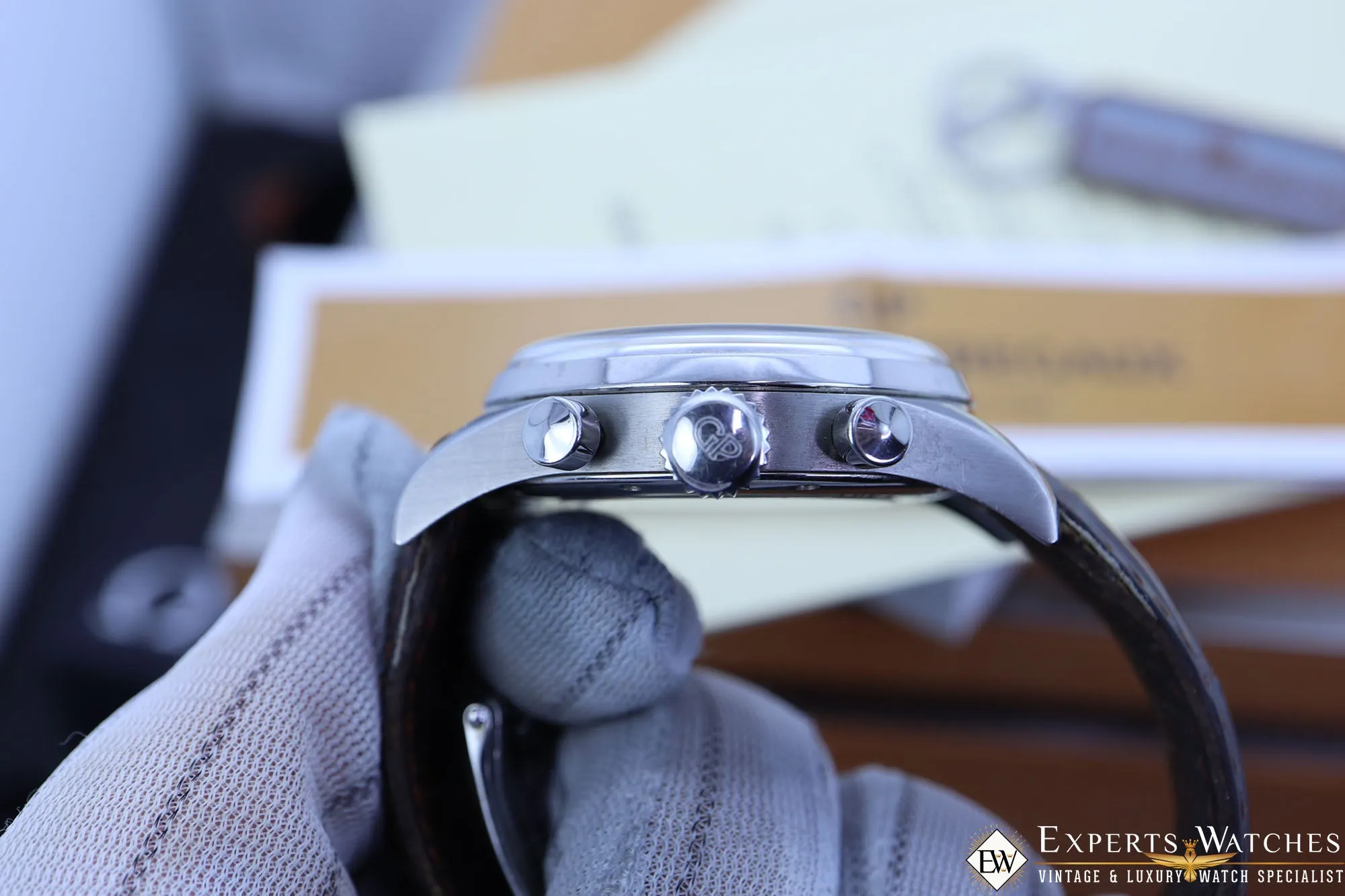Sold!!! GIRARD PERREGAUX CLASSIC 1999 Ref. 4946 Chronograph 38mm Automatic CAL 3370 GP