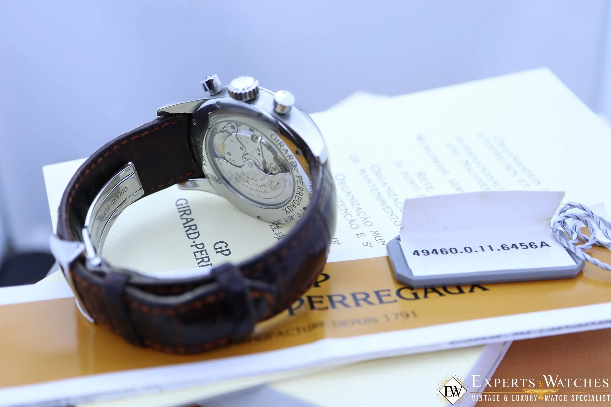 Sold!!! GIRARD PERREGAUX CLASSIC 1999 Ref. 4946 Chronograph 38mm Automatic CAL 3370 GP