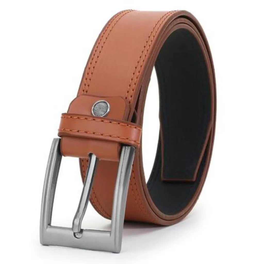 Solid Designer Faux Leather Belts For Men