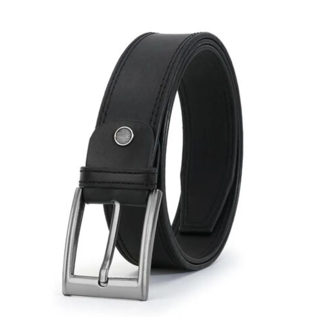 Solid Designer Faux Leather Belts For Men