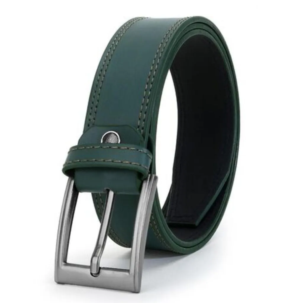 Solid Designer Faux Leather Belts For Men