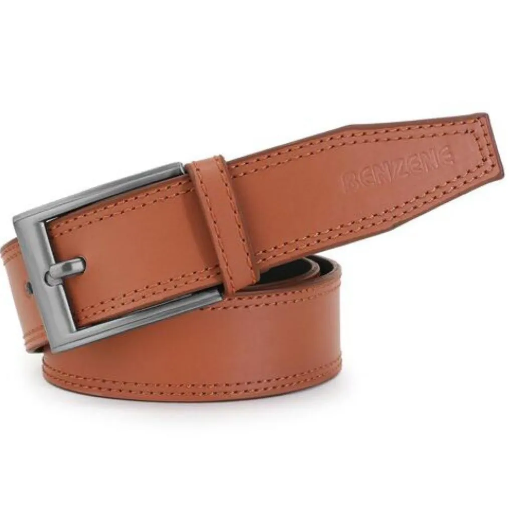 Solid Designer Faux Leather Belts For Men