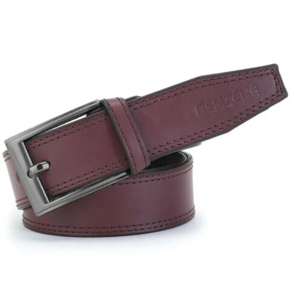 Solid Designer Faux Leather Belts For Men