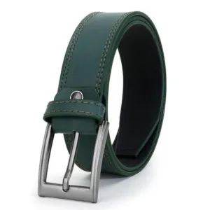 Solid Designer Faux Leather Belts For Men