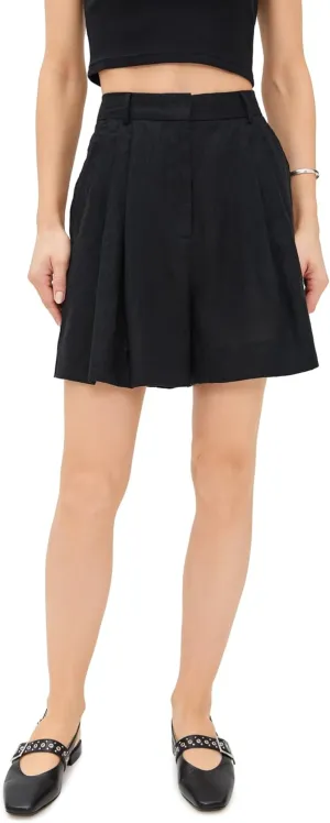 STAUD Women's Cruz Linen Shorts