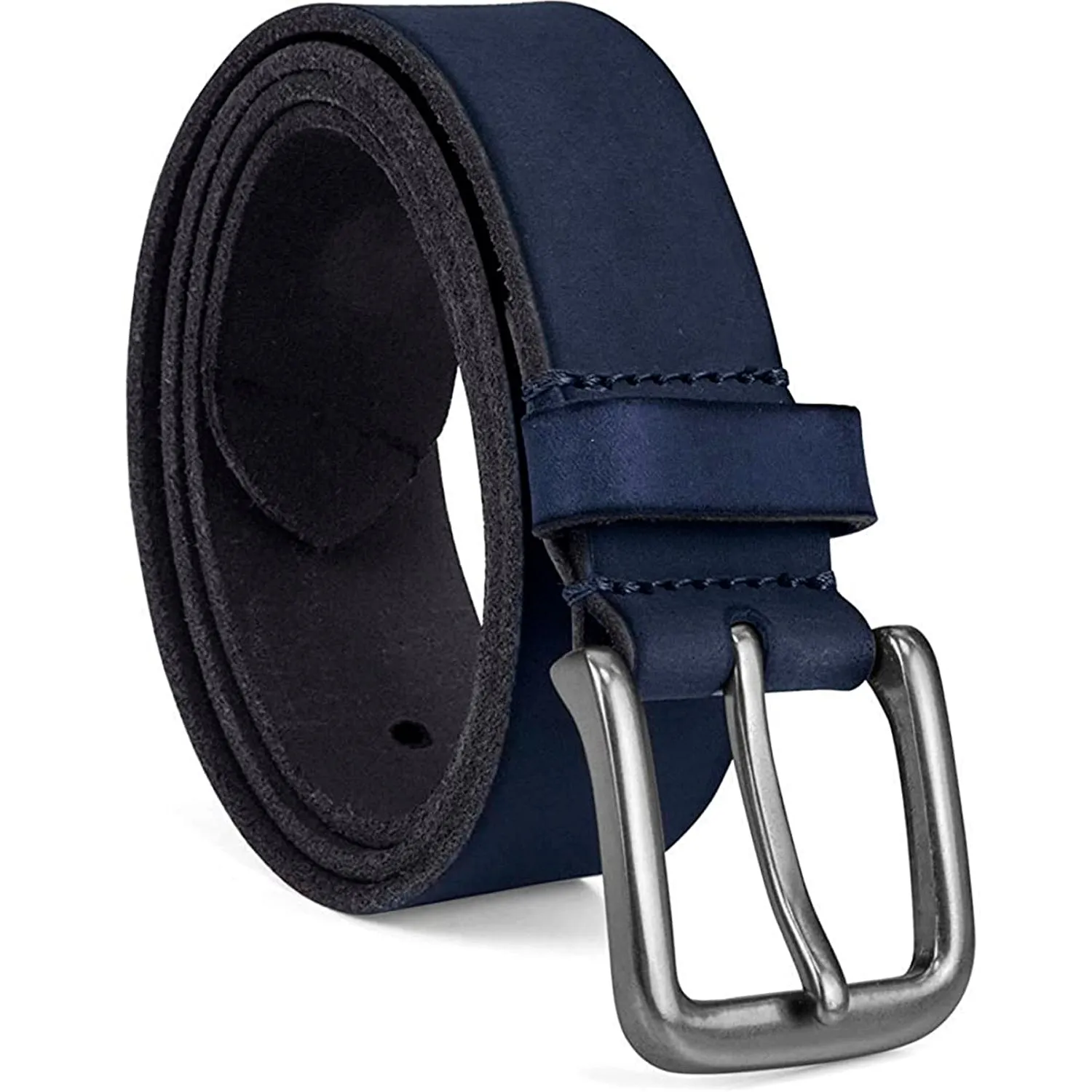 Timberland | Men's Classic Leather Jean Belt | Color Navy