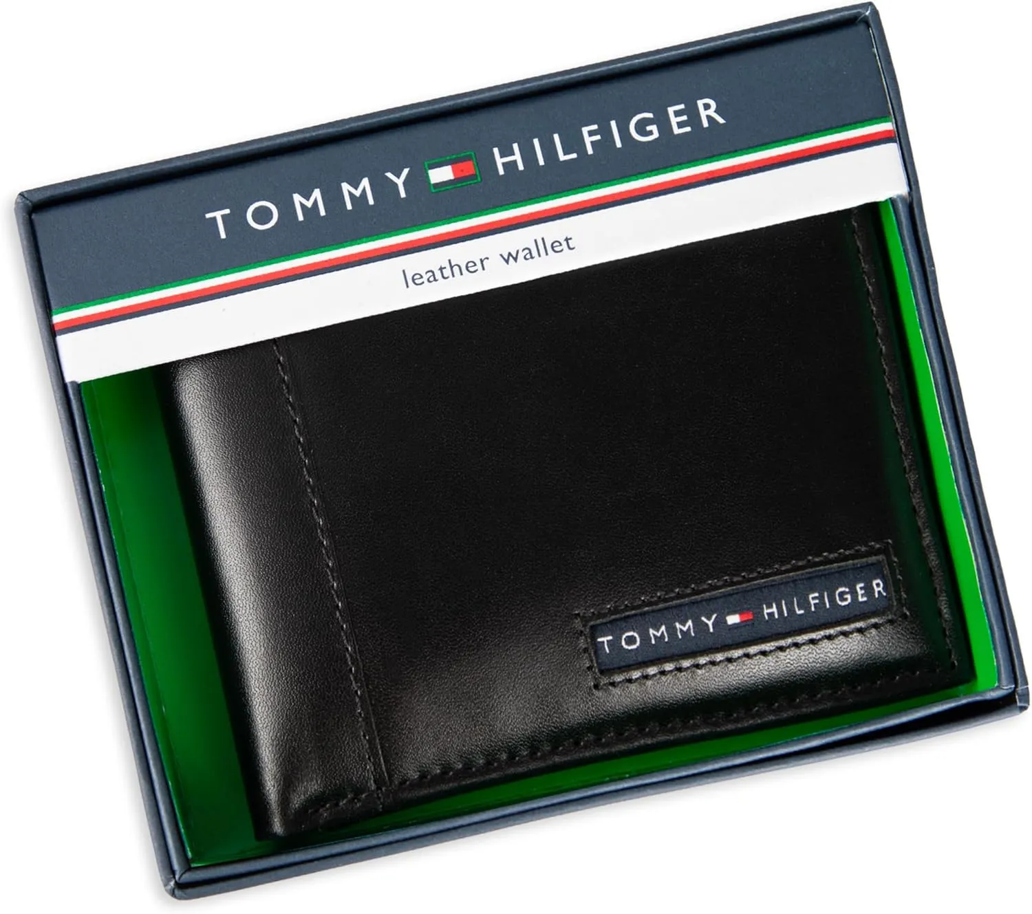 Tommy Hilfiger Men's Passcase Wallet with Removable ID Window