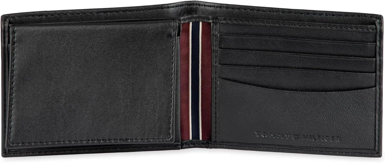 Tommy Hilfiger Men's Passcase Wallet with Removable ID Window