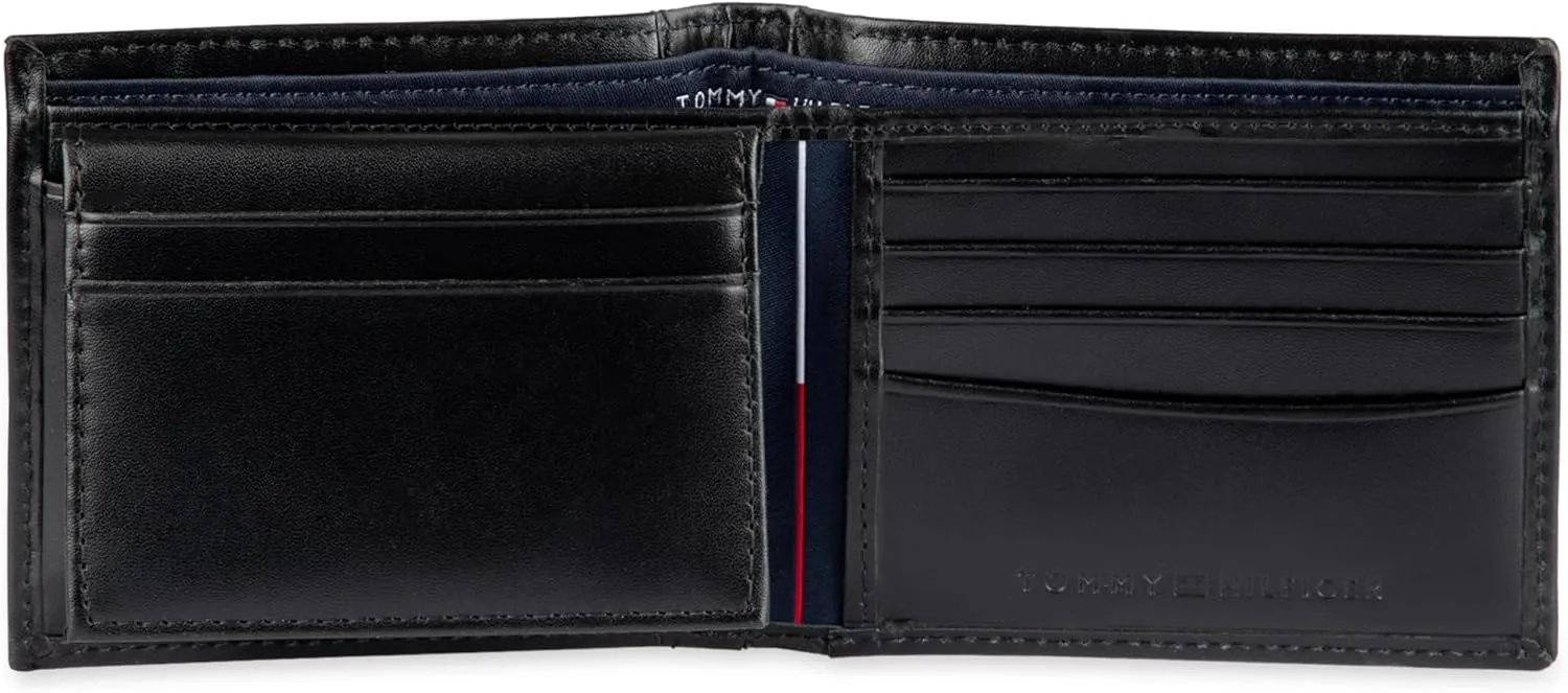 Tommy Hilfiger Men's Passcase Wallet with Removable ID Window