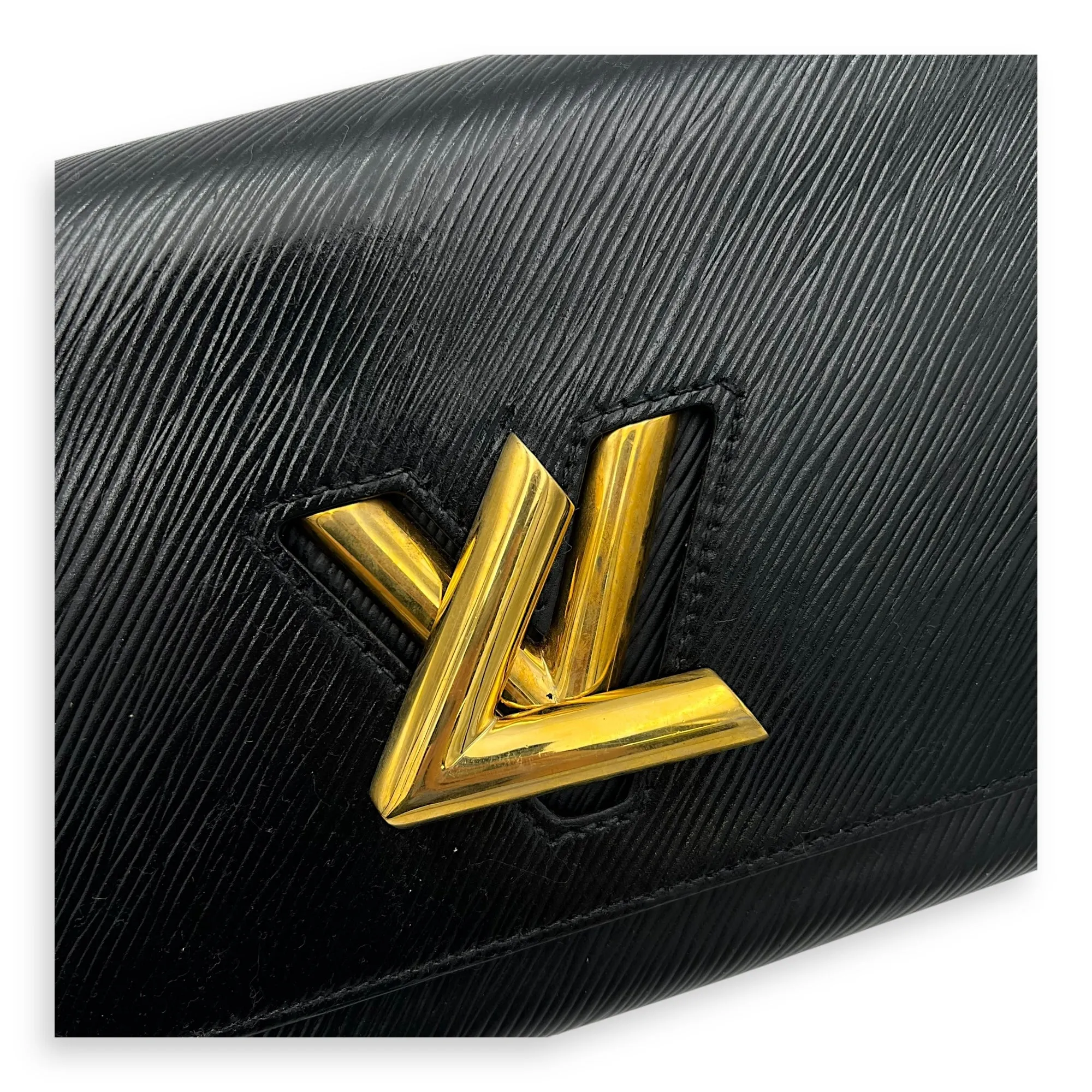 Twist MM Crossbody bag in Epi leather, Gold Hardware