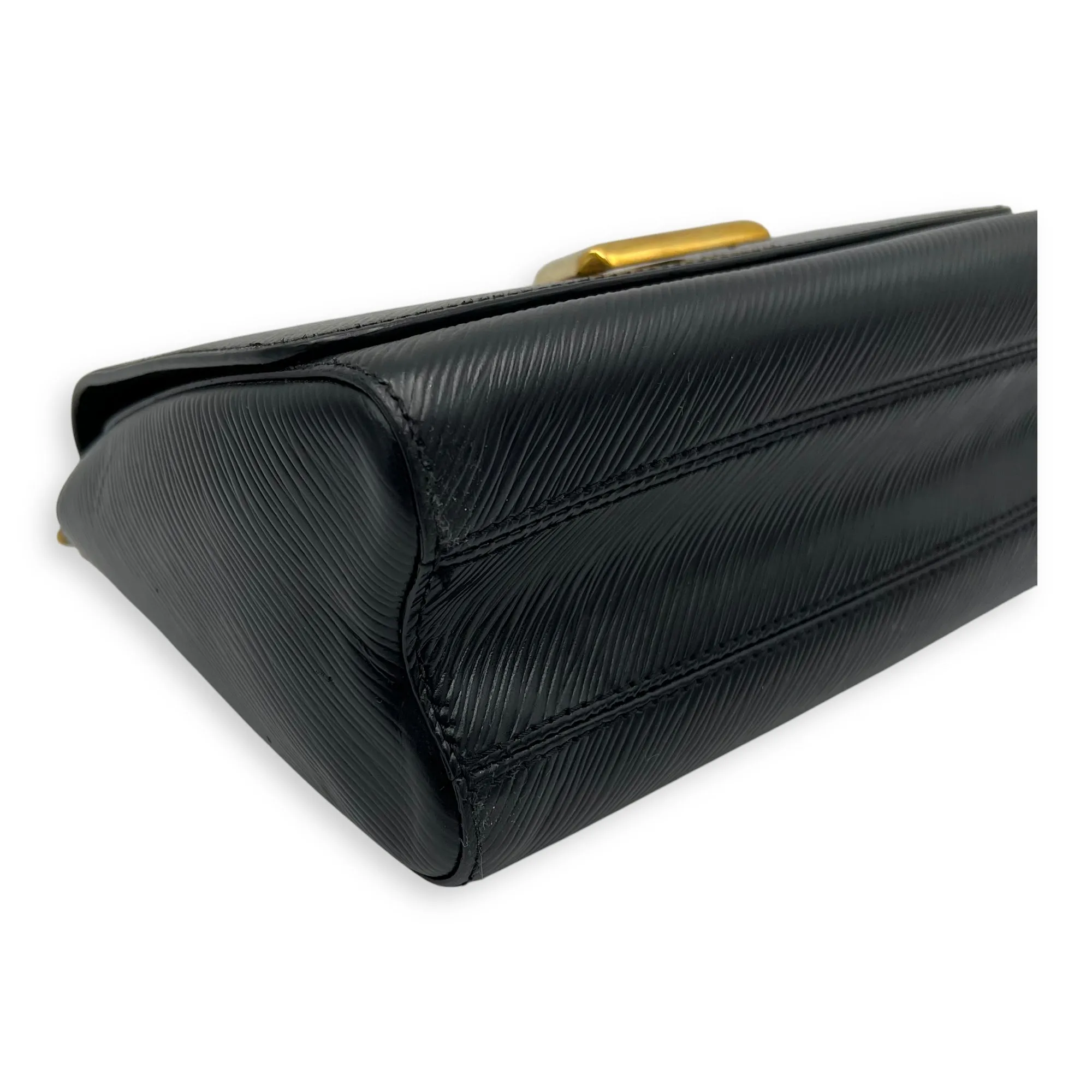 Twist MM Crossbody bag in Epi leather, Gold Hardware