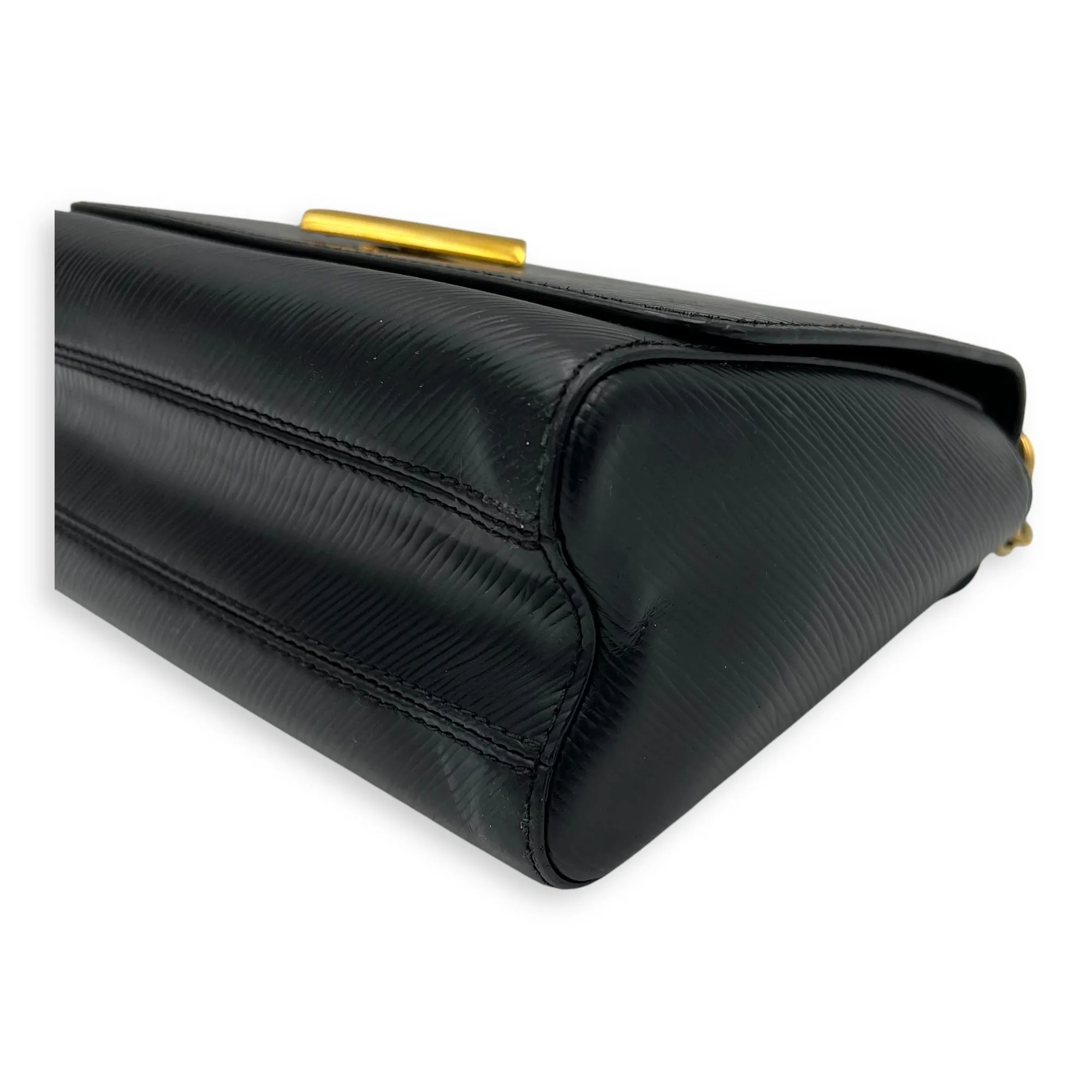 Twist MM Crossbody bag in Epi leather, Gold Hardware