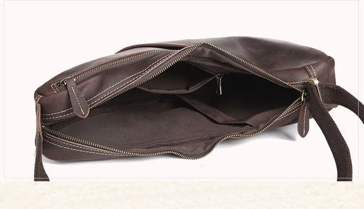 Vintage Genuine Leather Crossbody Sling Shoulder Bag