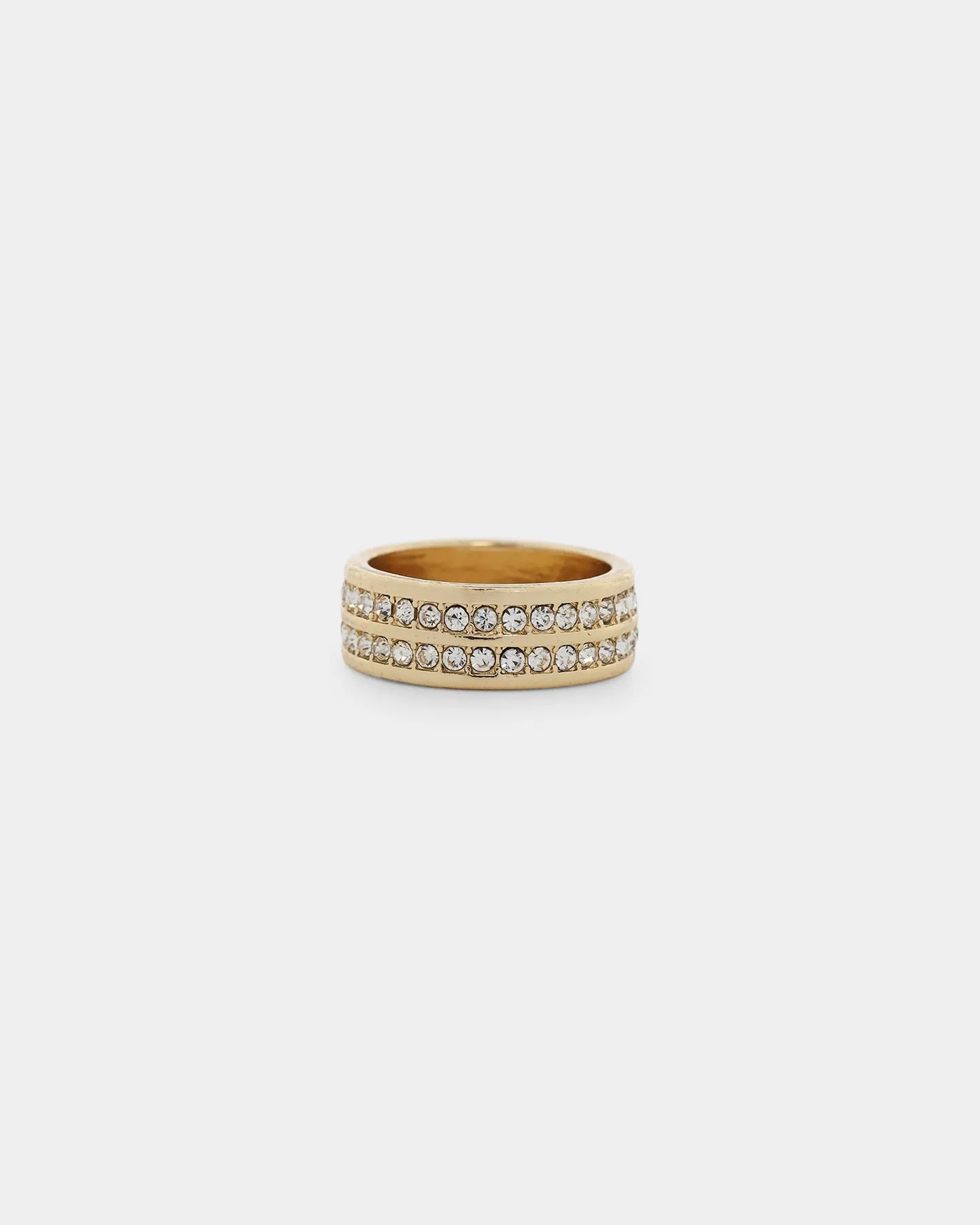 Wild for the Weekend Scripted Crystal Ring Pack Gold