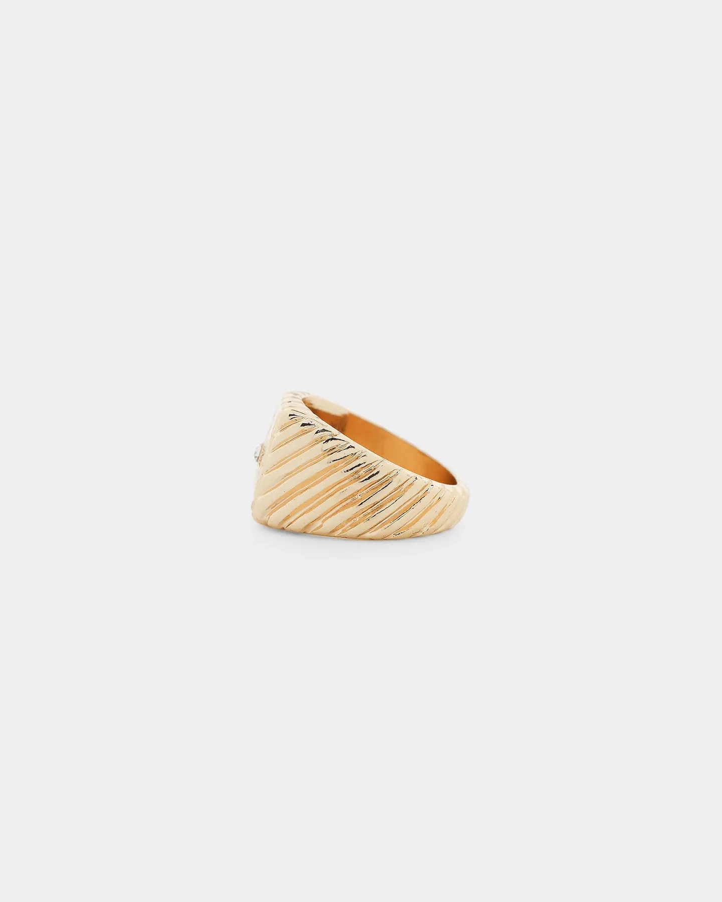 Wild for the Weekend Scripted Crystal Ring Pack Gold