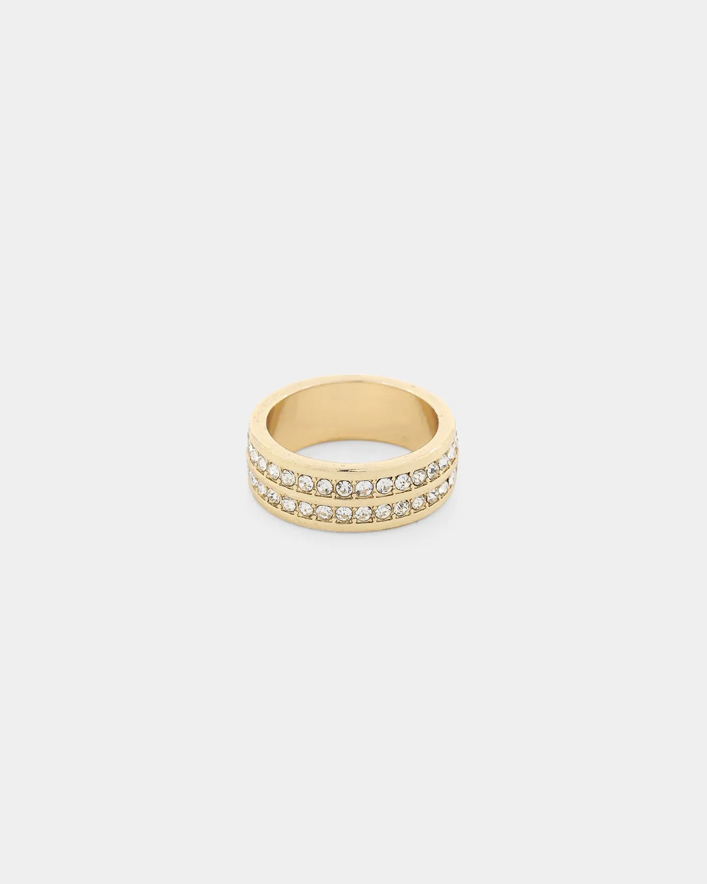 Wild for the Weekend Scripted Crystal Ring Pack Gold