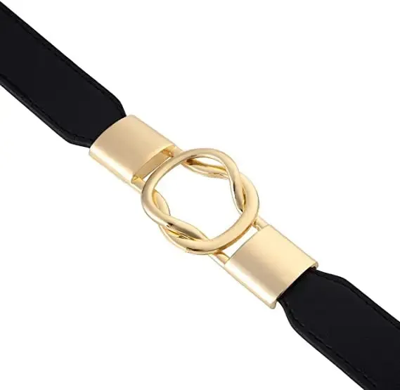 Women Skinny Stretchy Waist Belt f