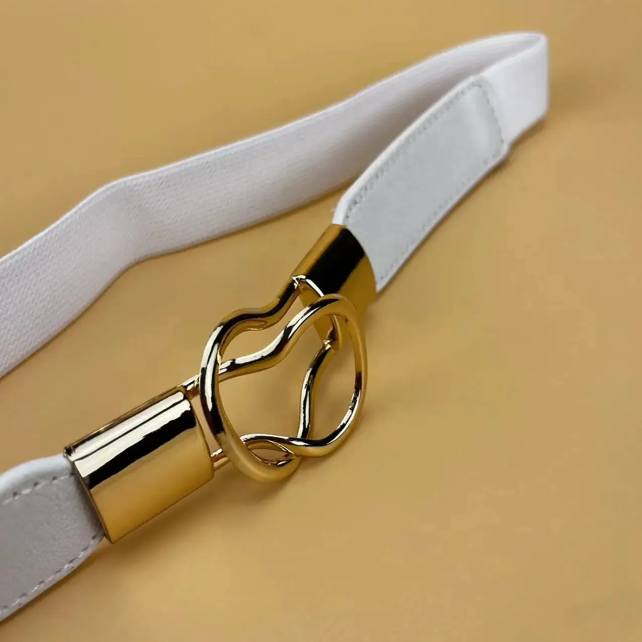 Women Skinny Stretchy Waist Belt f