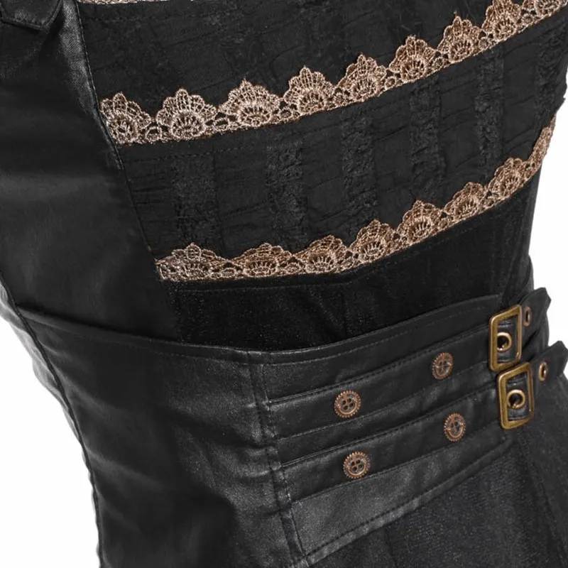 Women's Asymmetric Steampunk Dress