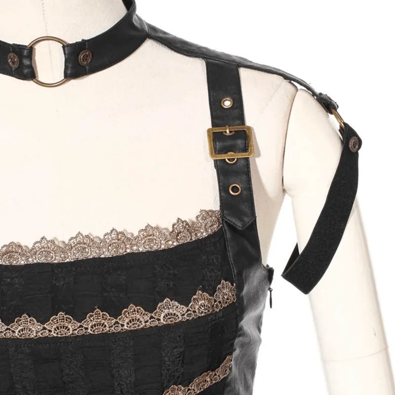 Women's Asymmetric Steampunk Dress
