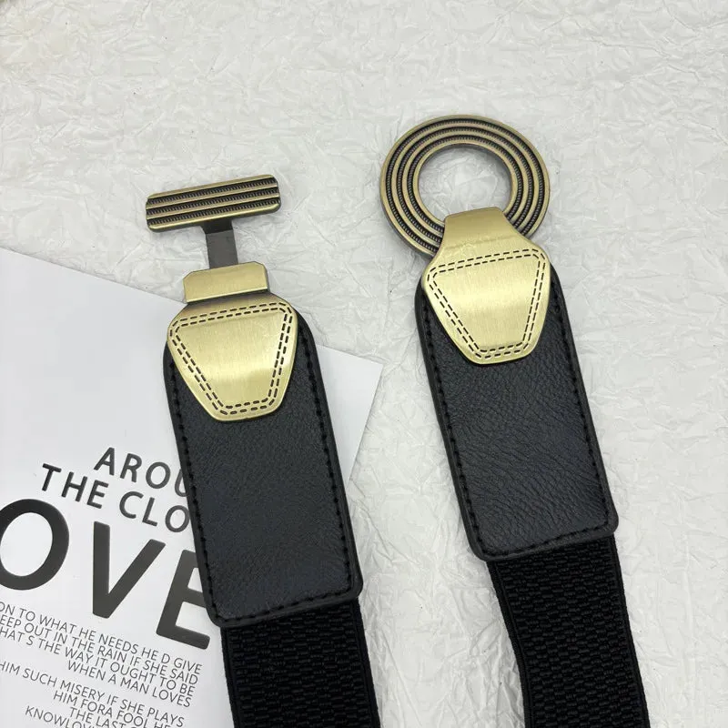 Women's Elastic Stretch Cinch Belt