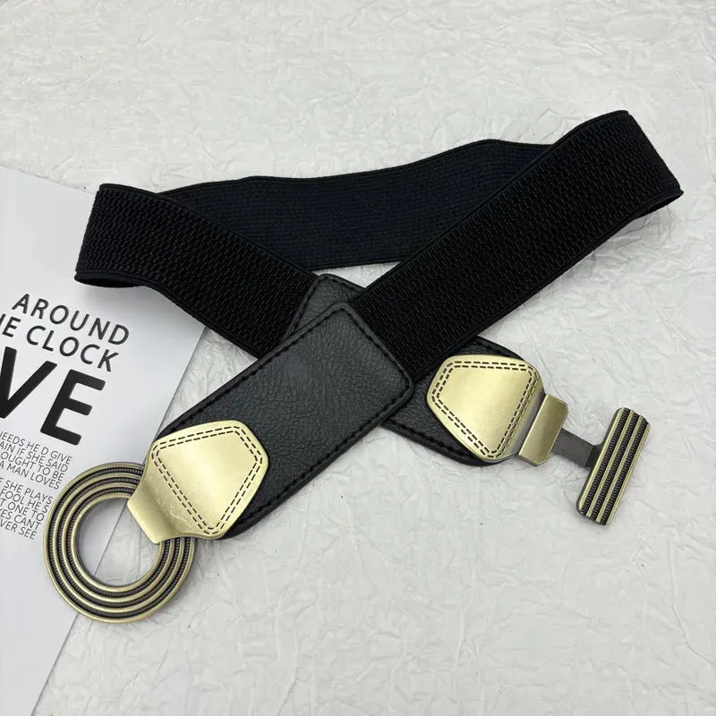 Women's Elastic Stretch Cinch Belt