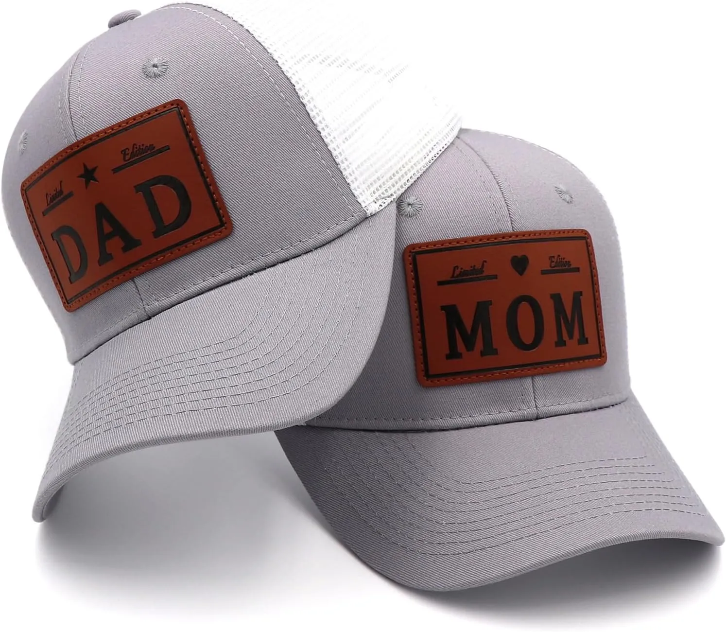 xywlwoer Mom and Dad Hats Dad to Be Trucker Hat Fathers Day Dad Mom Gifts Baseball Cap New Parents Gifts for Couples