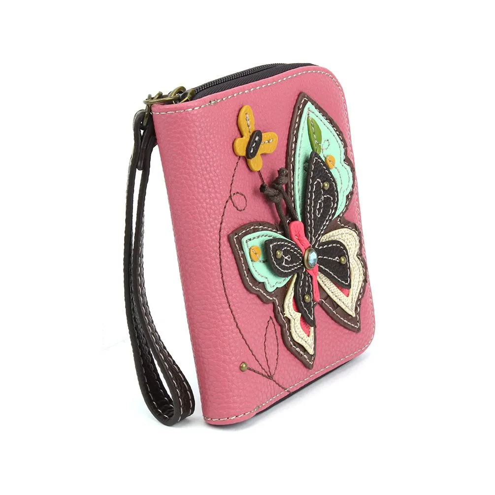 Zip Around Wallet - New Butterfly