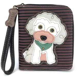 Zip Around Wallet - Poodle