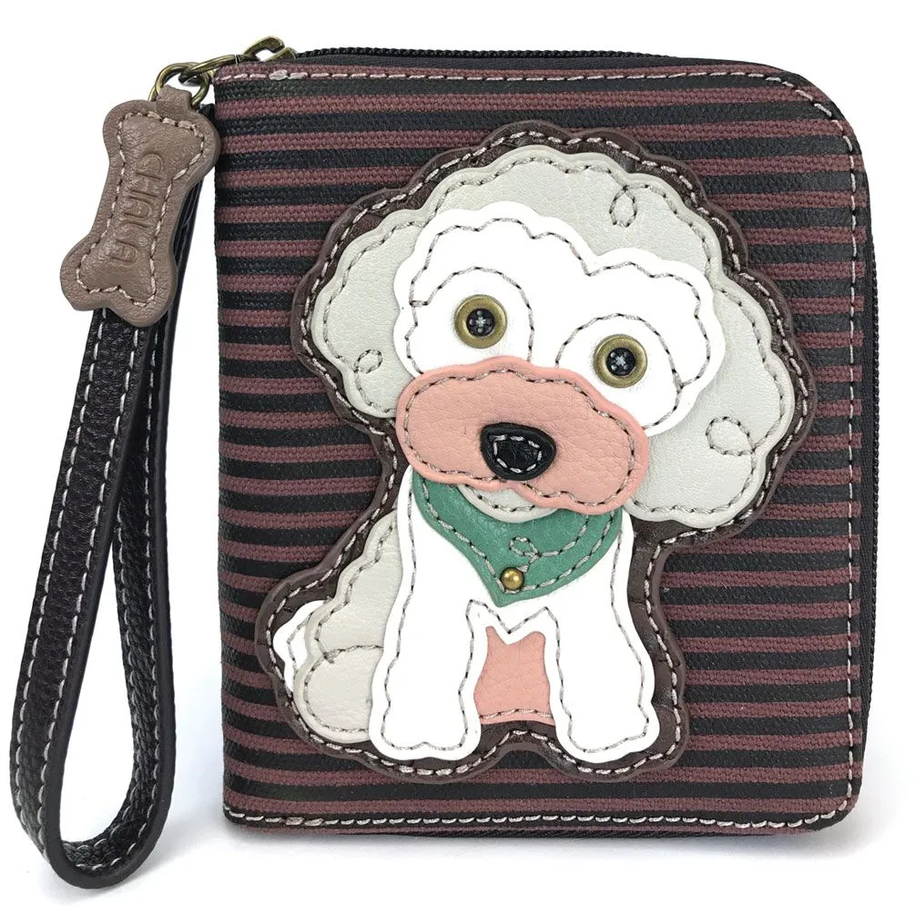 Zip Around Wallet - Poodle
