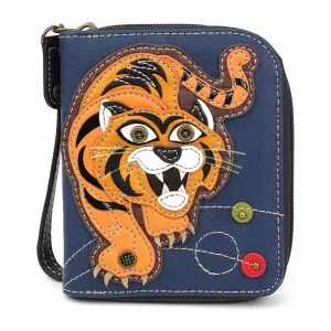 Zip Around Wallet - Tiger